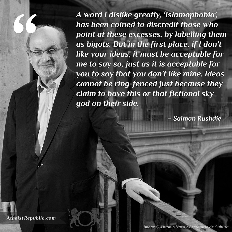 Salman Rushdie on “Islamophobia”